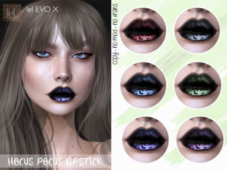 Second Life Marketplace - .OH! - Hocus Pocus Lipstick Evo X